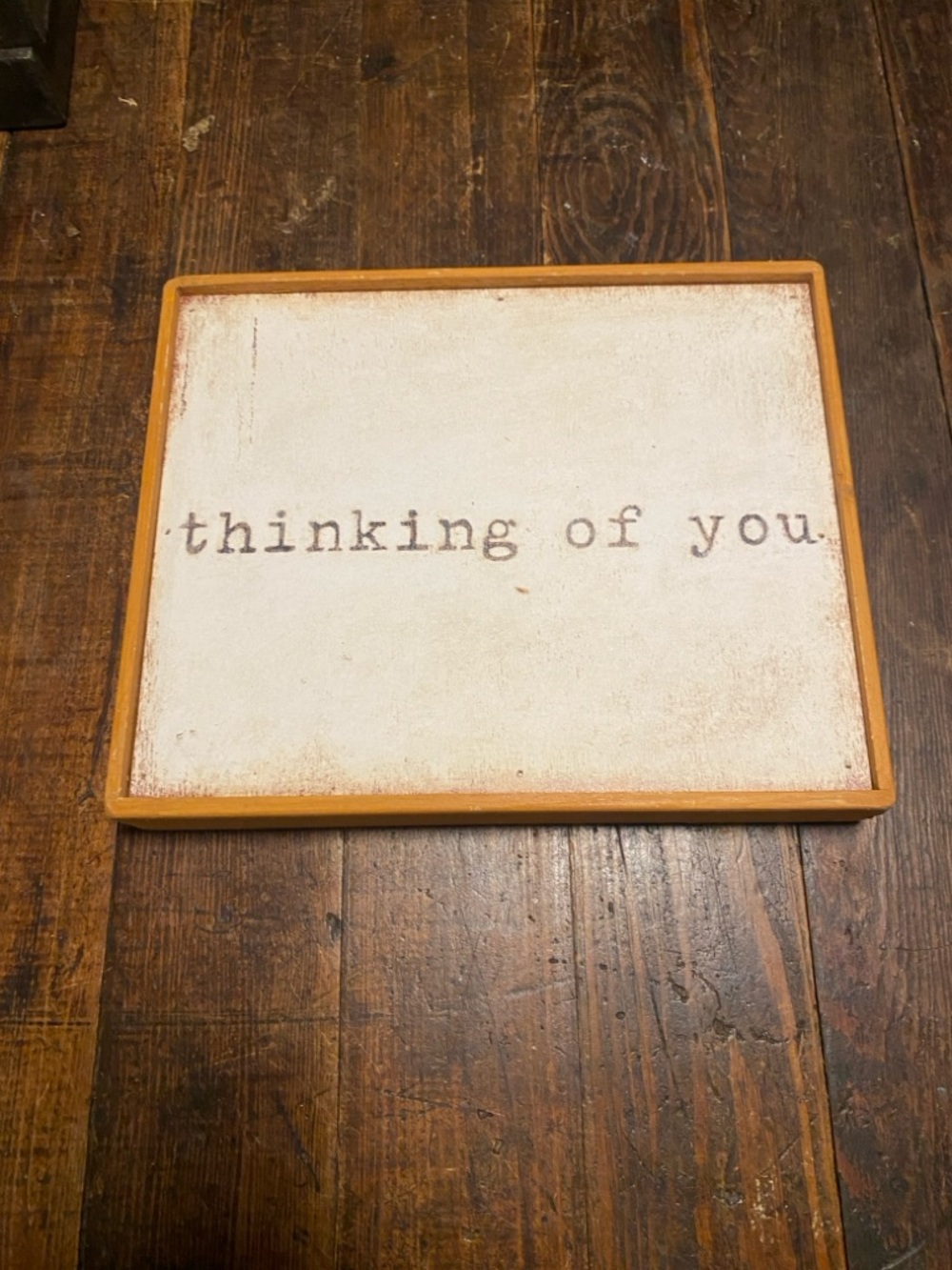 Sugarboo & Co. Thinking of You Wood Wall Sign